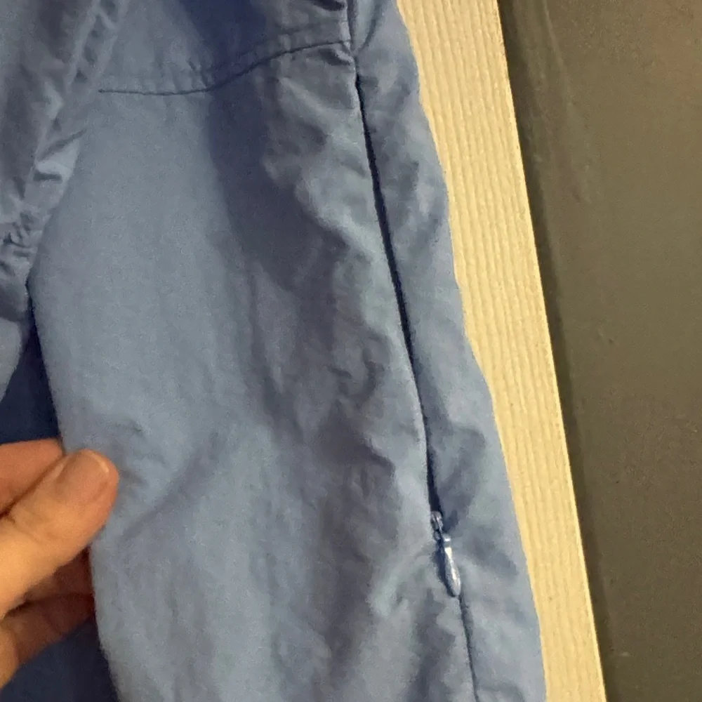 Wilo Light Blue Over-Sized Windbreaker Shacket